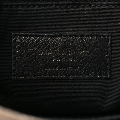 Saint Laurent Crinkled Calfskin Matelasse Monogram Medium Niki Chain Satchel Light Taupe 6 of 10