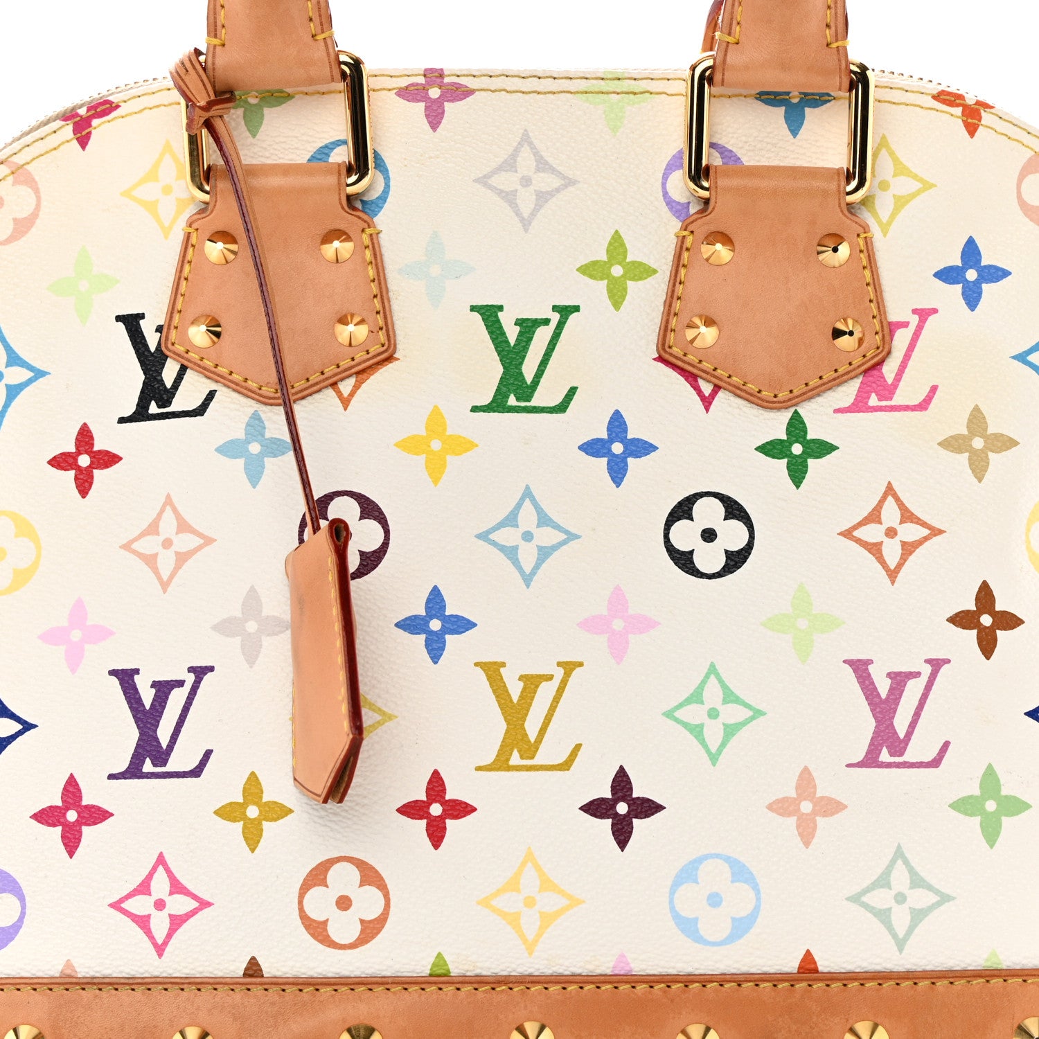 Louis Vuitton Monogram Multicolor Alma PM White 8 of 20