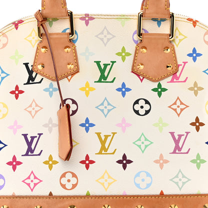 Louis Vuitton Monogram Multicolor Alma PM White 8 of 20