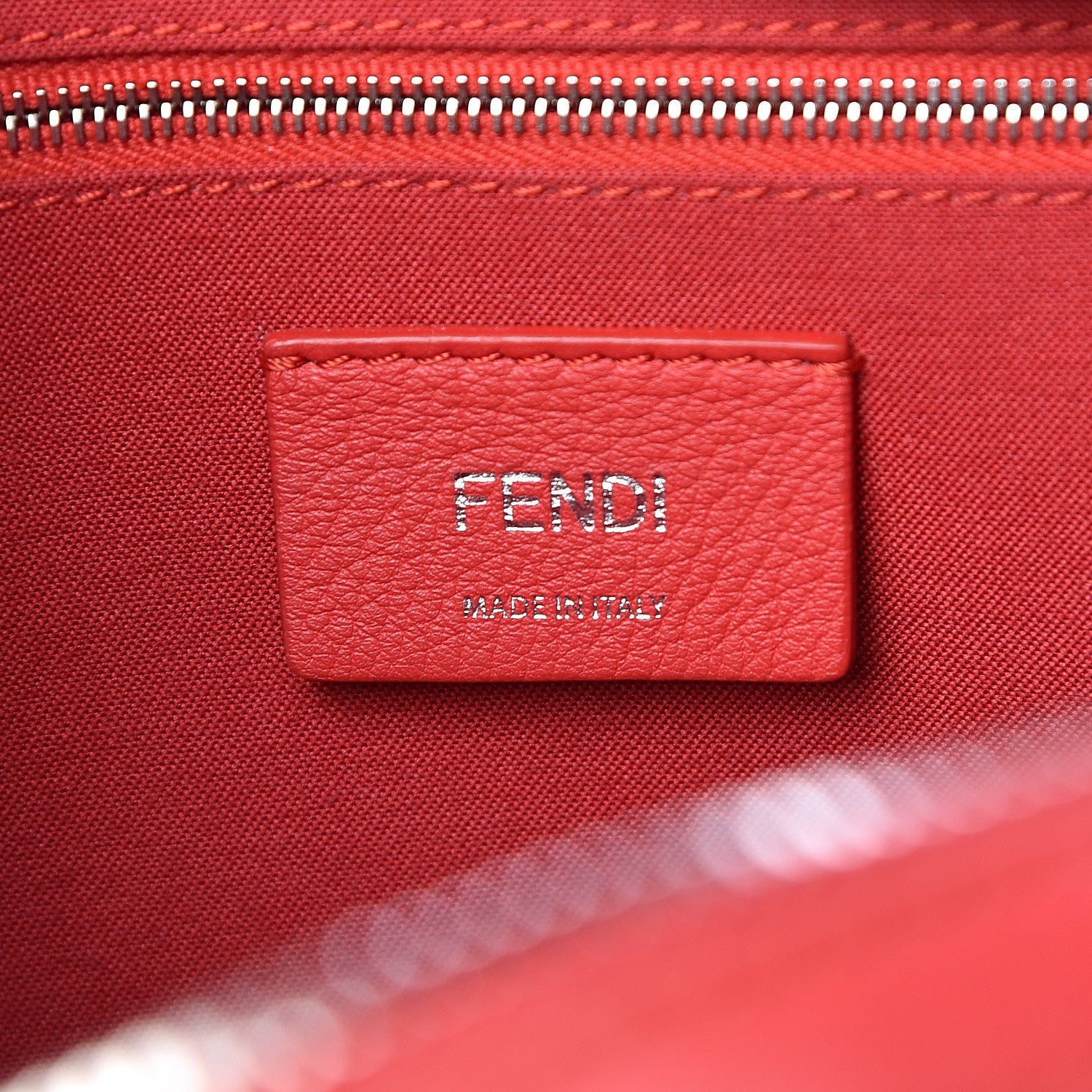 Fendi Shiny Nappa Trapuntata Mini Backpack Papavero 6 of 16