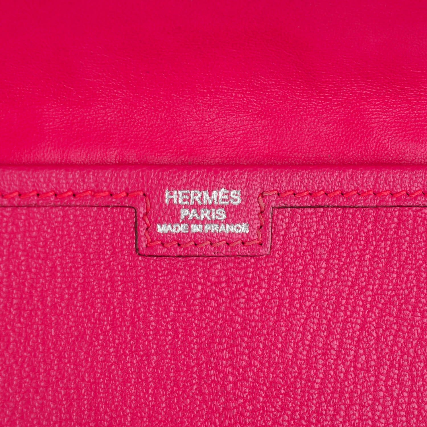 Hermes Chèvre Mysore Jige Elan 29 Clutch Fuchsia 7 of 8