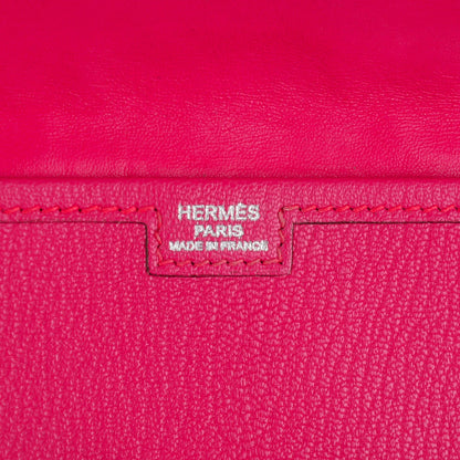 Hermes Chèvre Mysore Jige Elan 29 Clutch Fuchsia 7 of 8