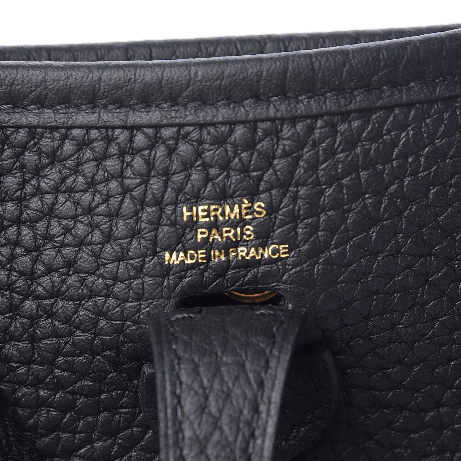 Hermes Taurillon Clemence Evelyne TPM Black 6 of 11