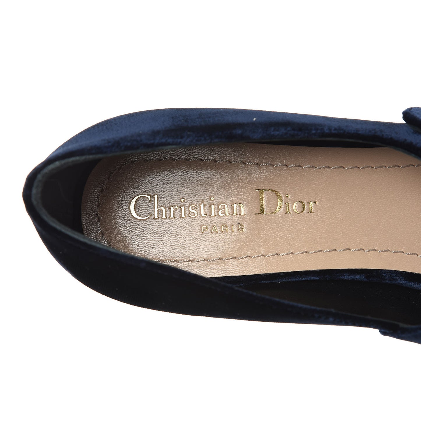 Velvet Baby-D Ballet Pumps 38 Deep Blue