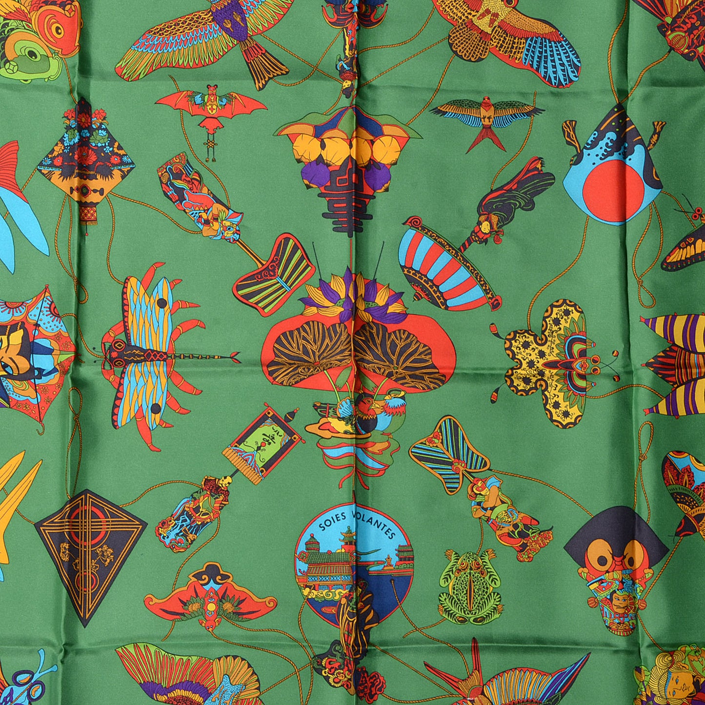 Silk Soies Volantes Scarf 90