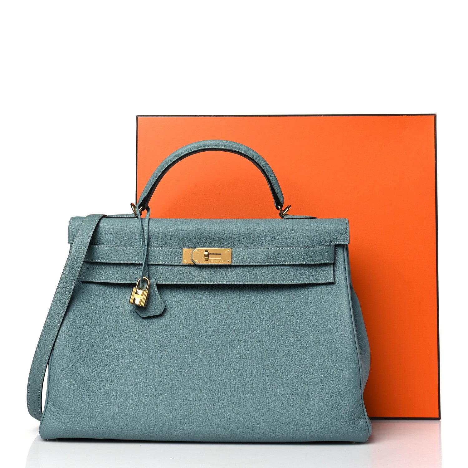 Hermes Togo Kelly Retourne 40 Ciel 11 of 11