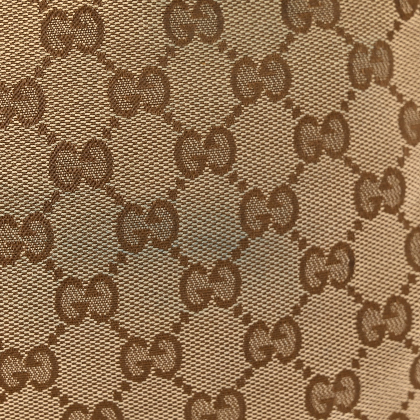 Monogram Web Small Flat Messenger Bag Brown