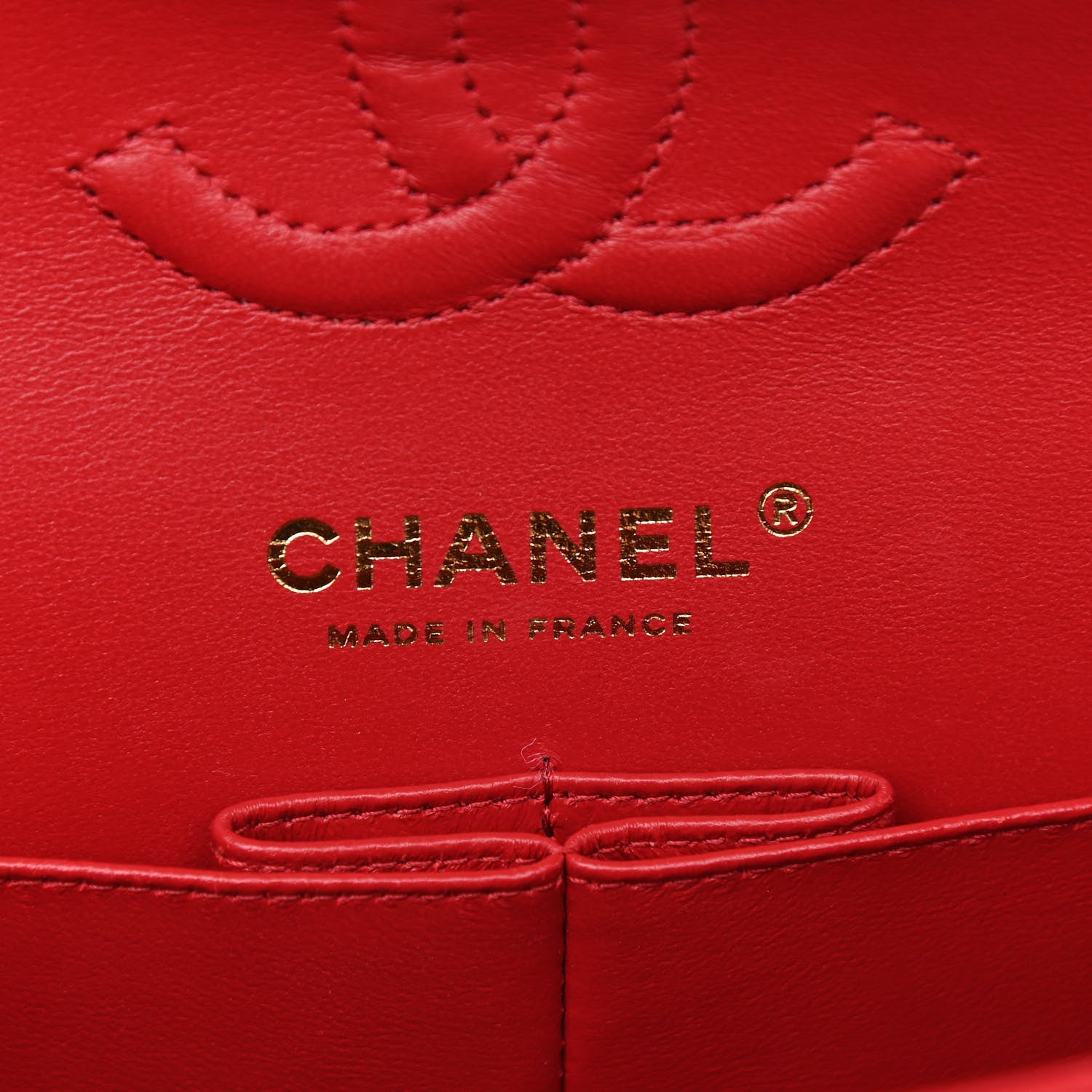 Chanel Caviar Quilted Small Double Flap Red 6 of 11