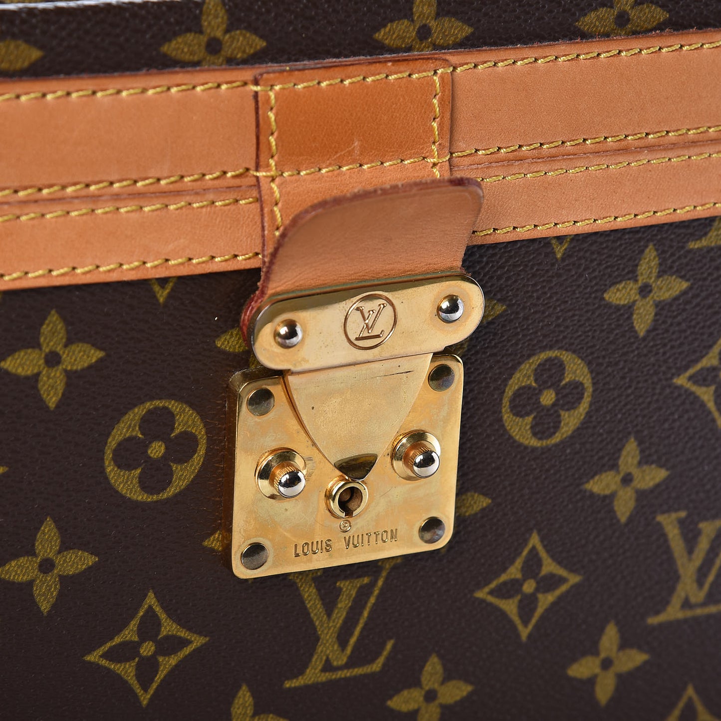 Monogram Train Case