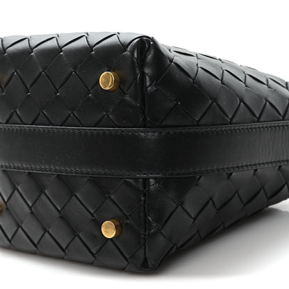 Bottega Veneta Calfskin Nappa Intrecciato Candy Wallace Black 10 of 11