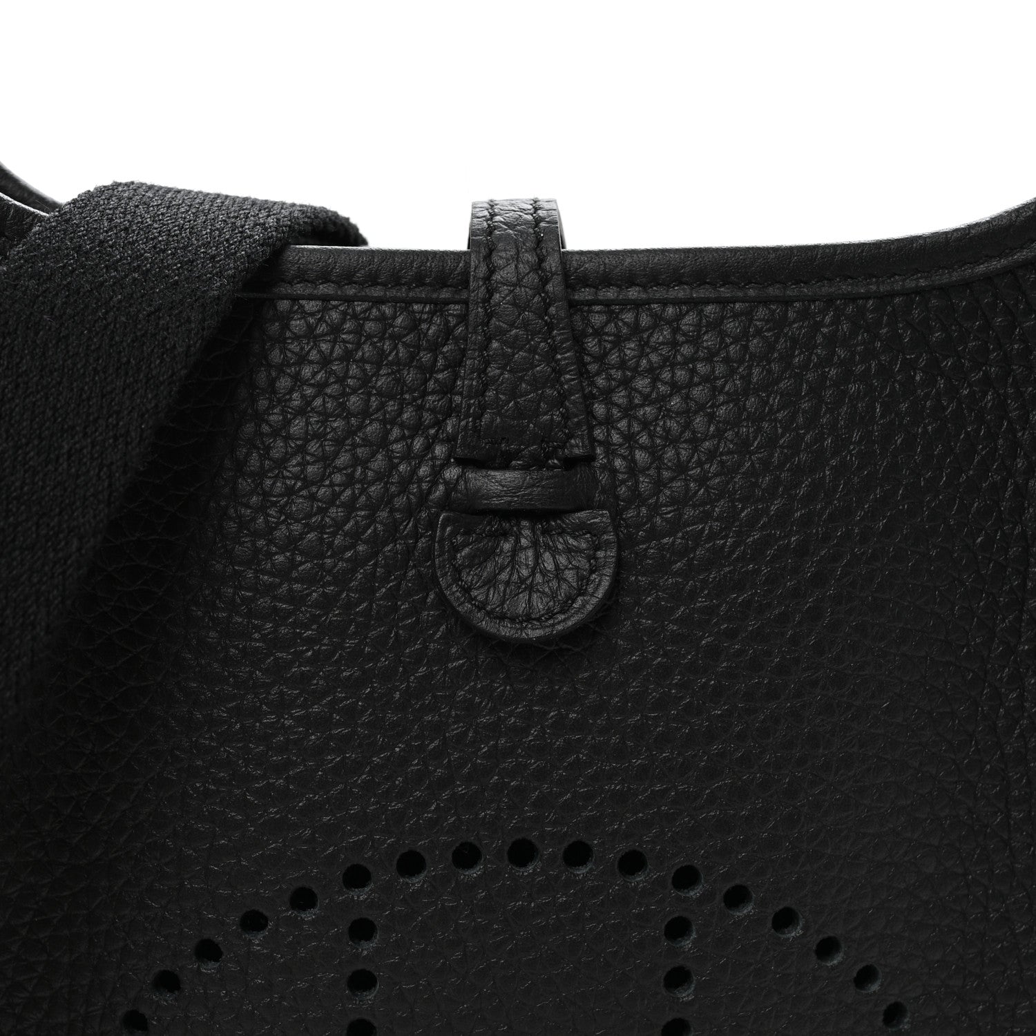 Hermes Taurillon Clemence Evelyne TPM Black 7 of 10