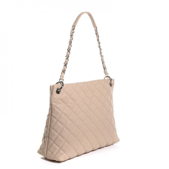 Chanel Caviar Easy Zip Tote Beige Clair 10 of 14