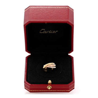 Cartier 18K Pink Yellow White Gold Classic Trinity Ring 52 6 5 of 5