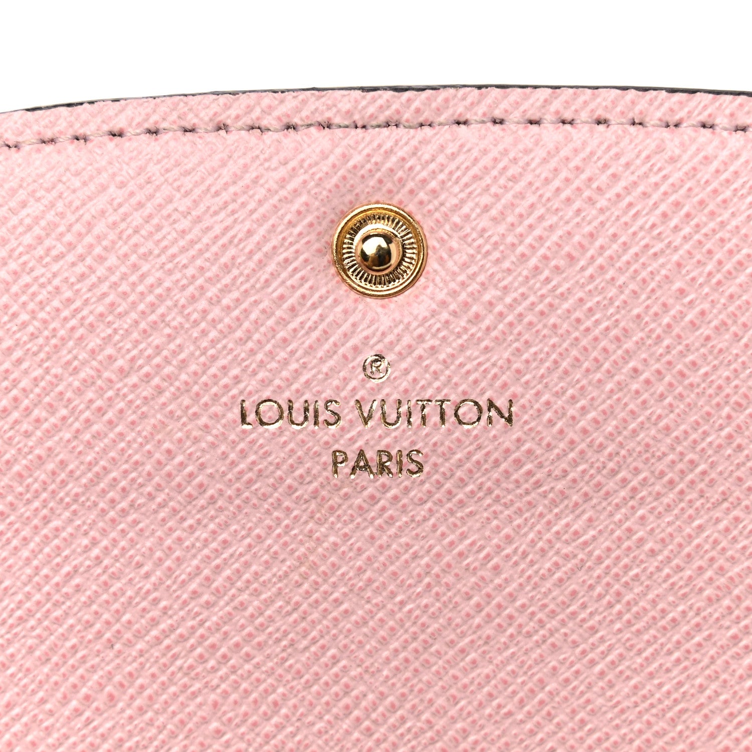 Louis Vuitton Damier Ebene Emilie Wallet Rose Ballerine 6 of 15