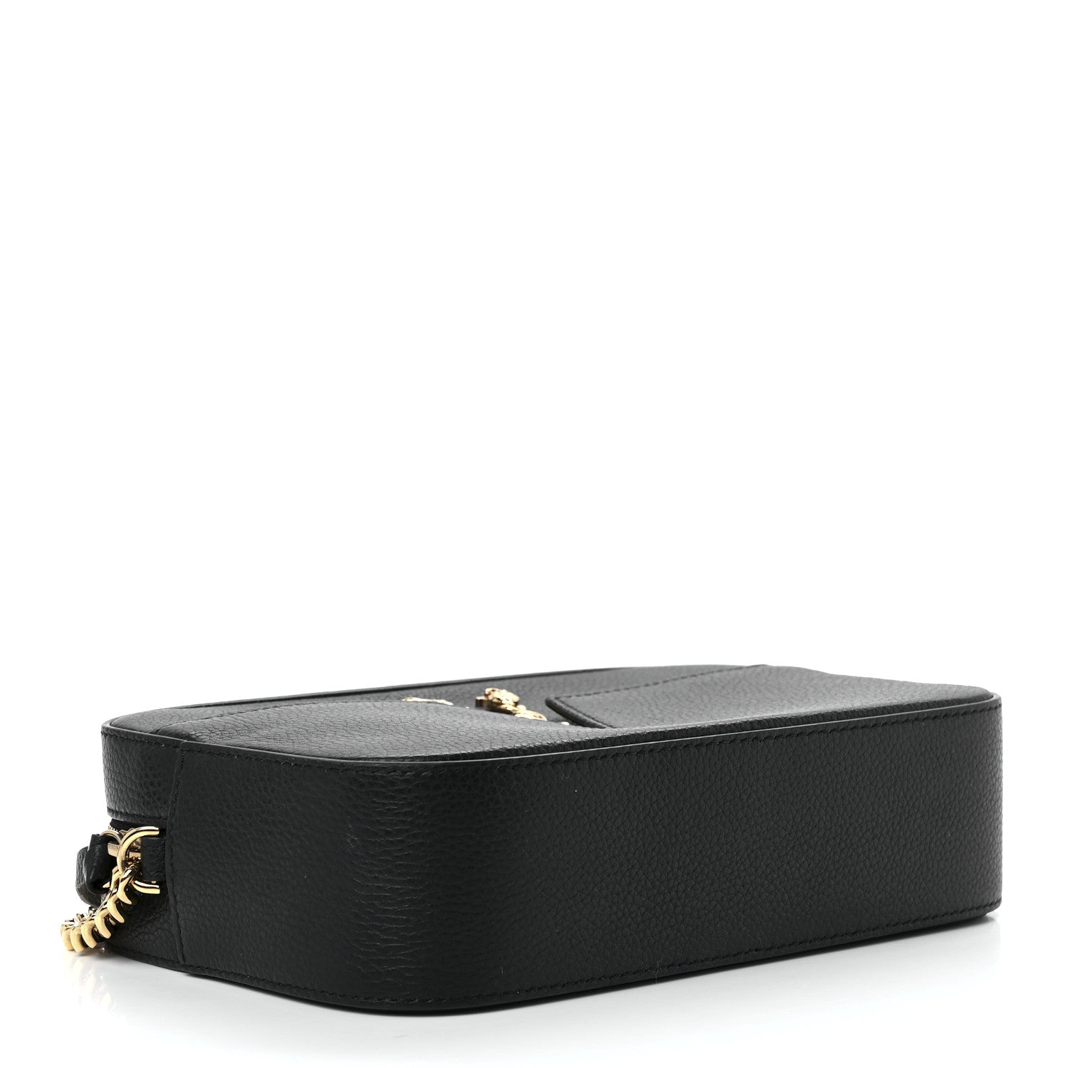 Versace Grainy Calfskin Virtus Small Camera Bag Black 3 of 12