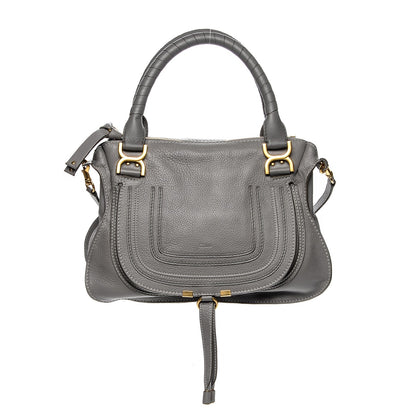 Chloe Calfskin Medium Marcie Satchel Cashmere Grey 1 of 9