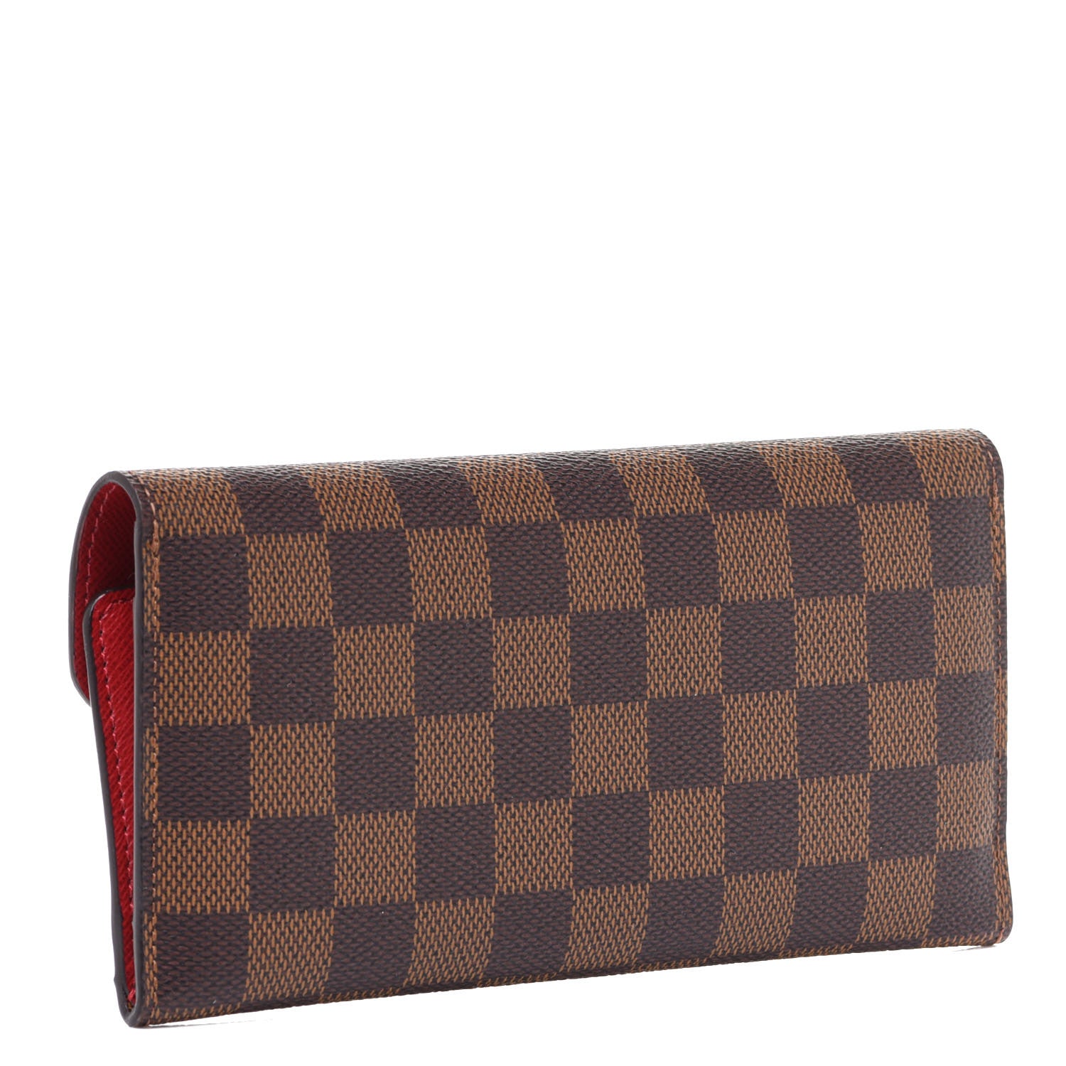 Louis Vuitton Damier Ebene Josephine Wallet Red 4 of 8