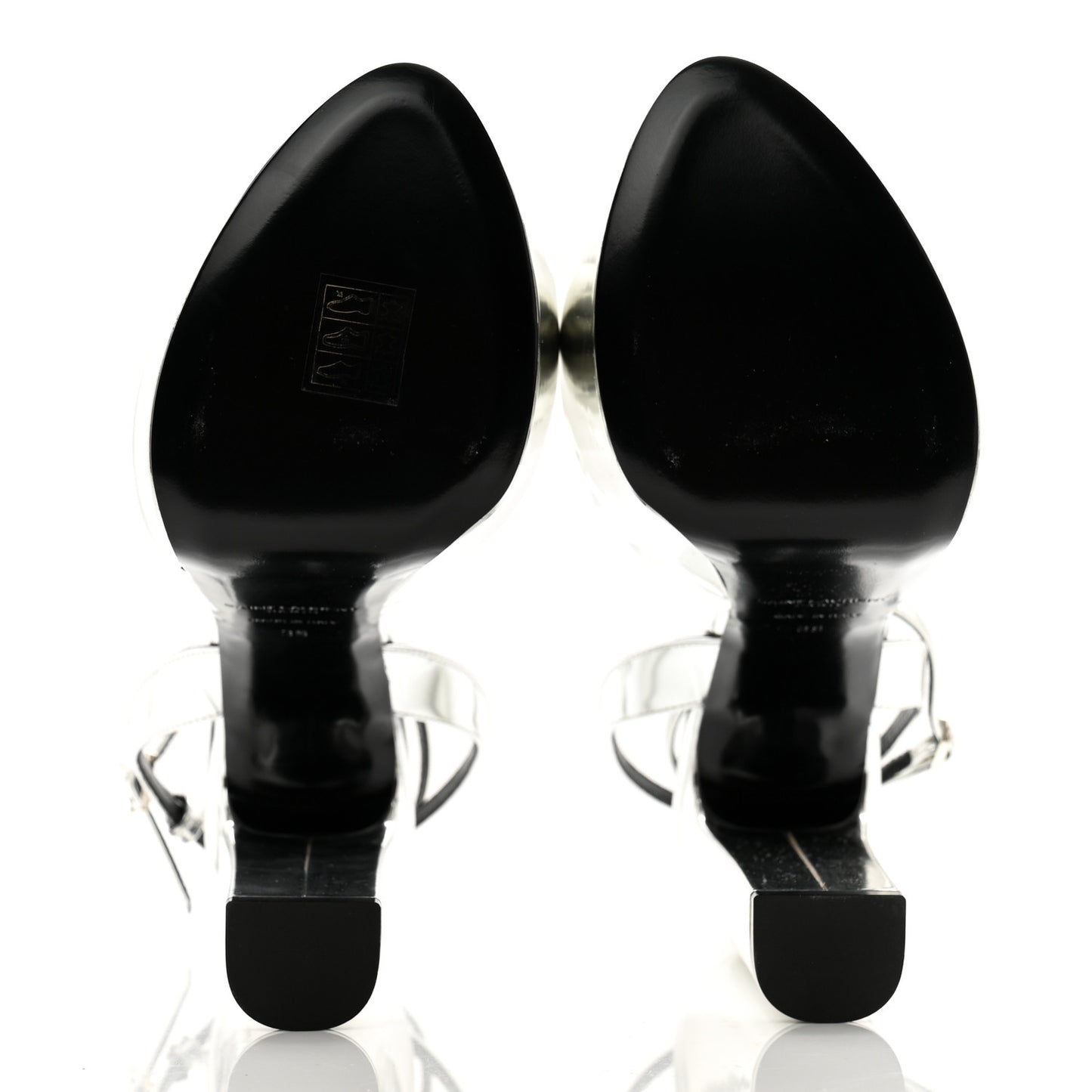 Metallic Patent Sexy 95 Tanouk Platform Sandals 39 Argento