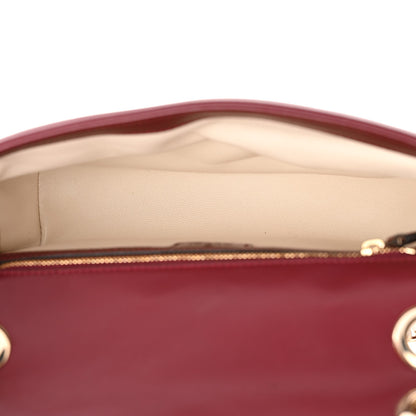 Gucci Calfskin Matelasse Small GG Marmont Shoulder Bag Rosso Ancora Red 5 of 10