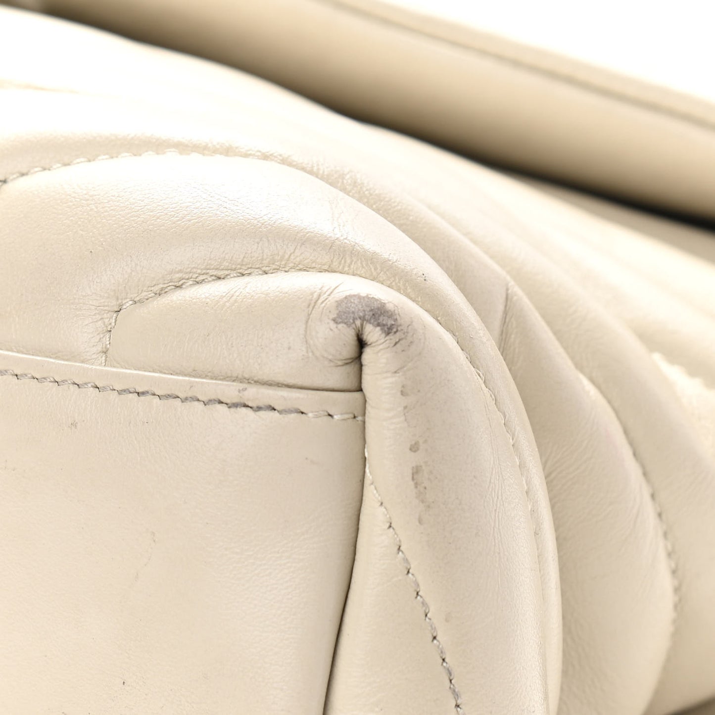 Calfskin Y Quilted Monogram Medium Loulou Chain Satchel Nude Powder