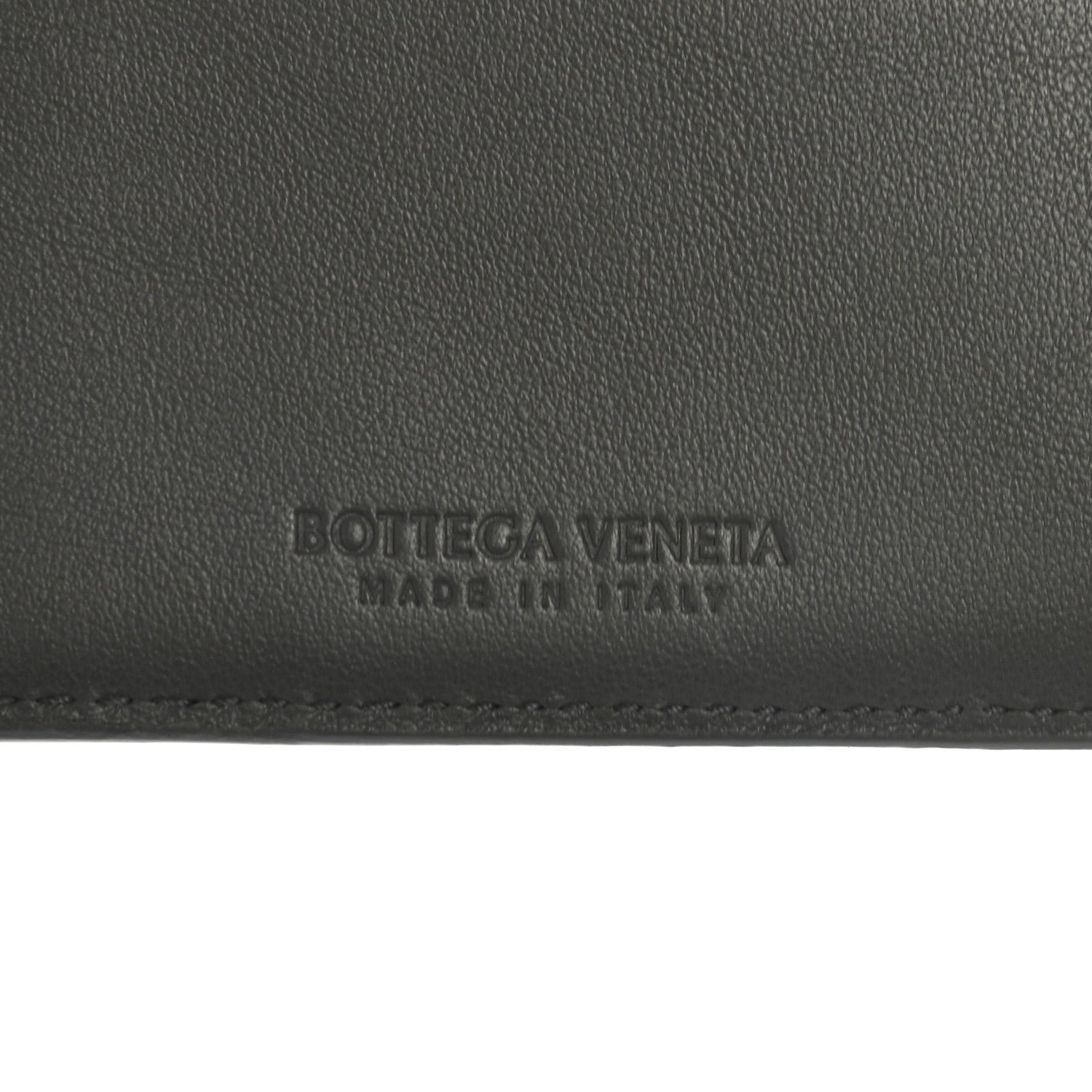 Bottega Veneta Nappa Maxi Intrecciato Bi-Fold Wallet Light Graphite 6 of 6