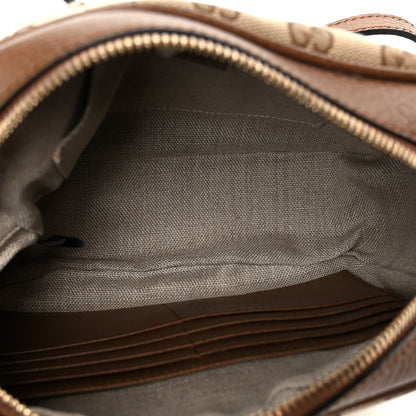 Gucci Monogram Mini Bree Messenger Bag Beige Tabacco 5 of 11