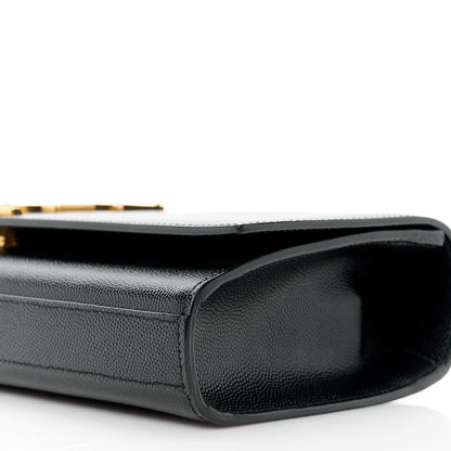 Saint Laurent Grain De Poudre Monogram Cassandre Clutch Black 10 of 12
