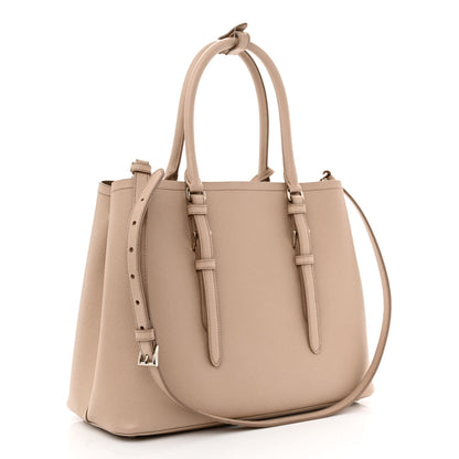 Prada Saffiano Cuir Medium Double Handle Tote Cammeo 3 of 11