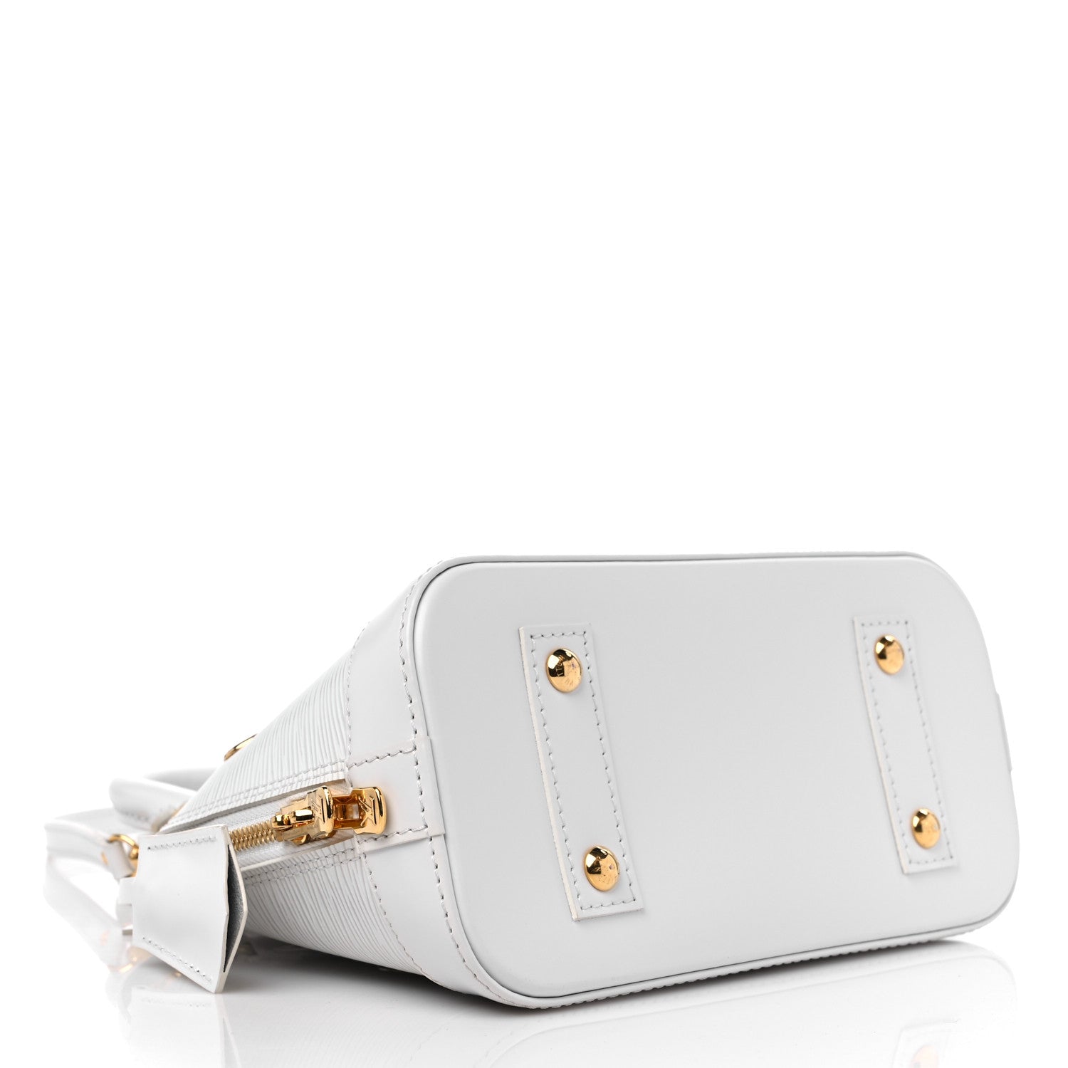 Louis Vuitton Epi Love Lock Alma BB White 4 of 9