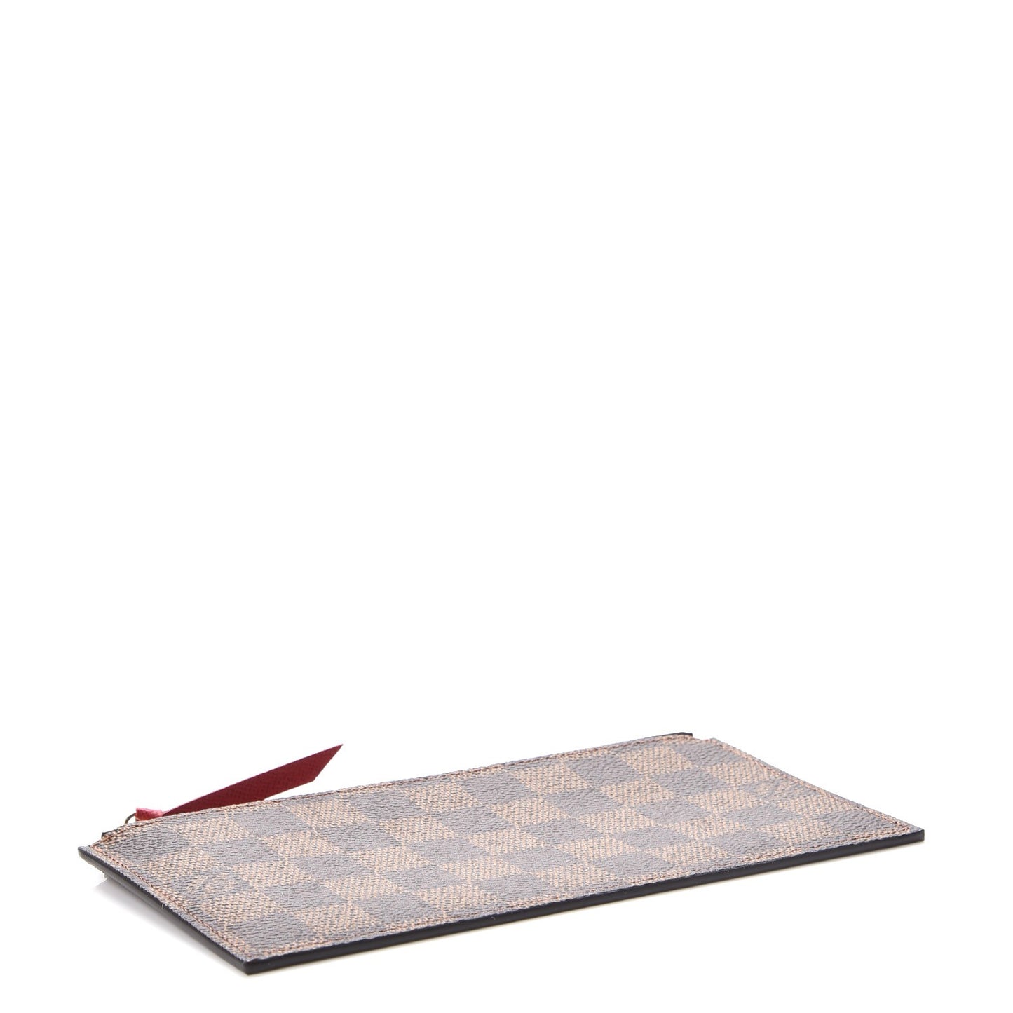 Damier Ebene Felicie Chain Wallet Zippered Insert