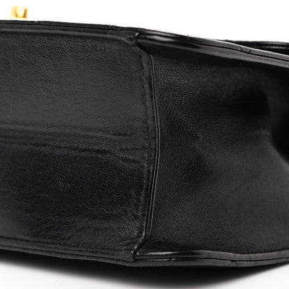 Chanel Lambskin Quilted Medium Single Flap Black 10 of 13