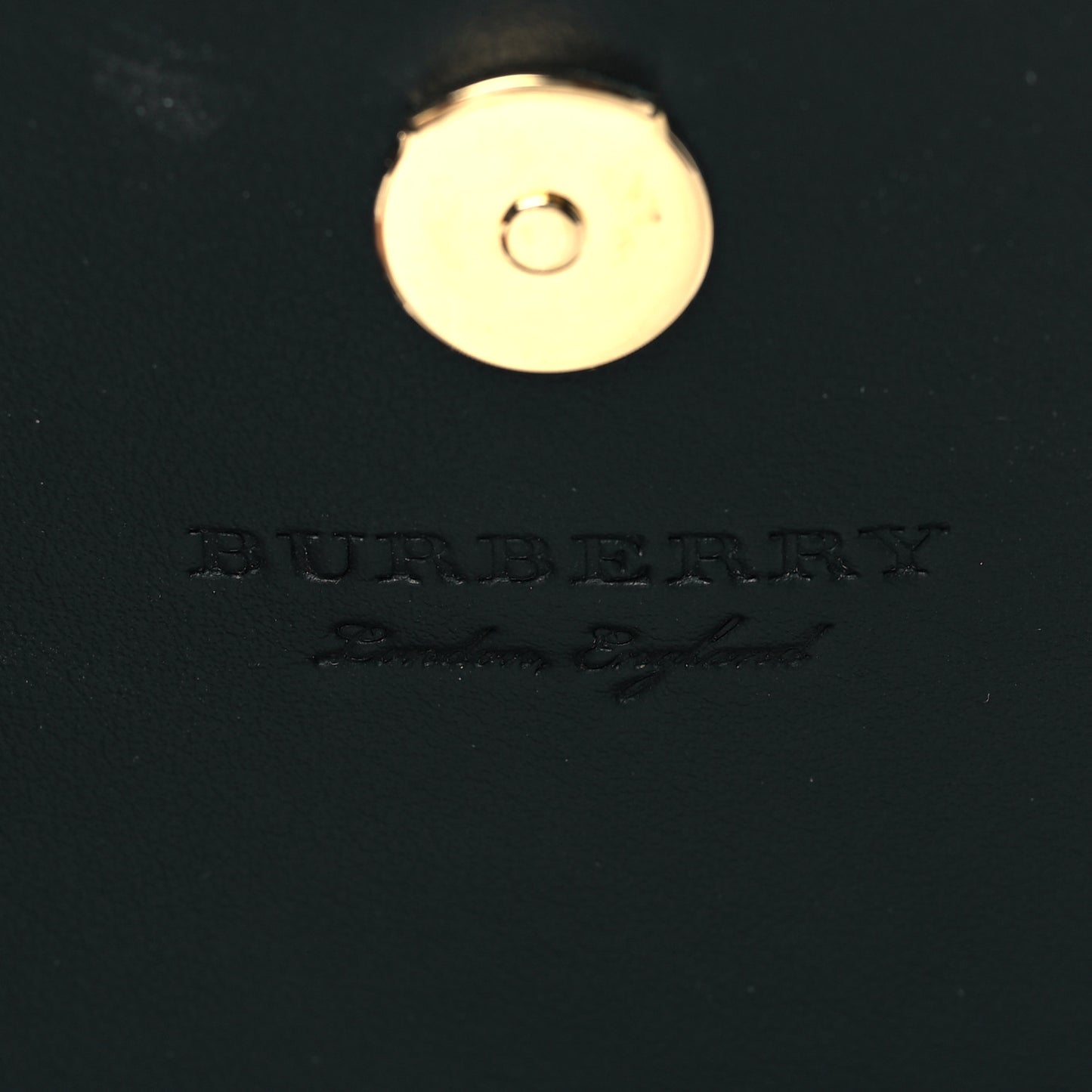 Derby Calfskin House Check Wallet On Chain Black