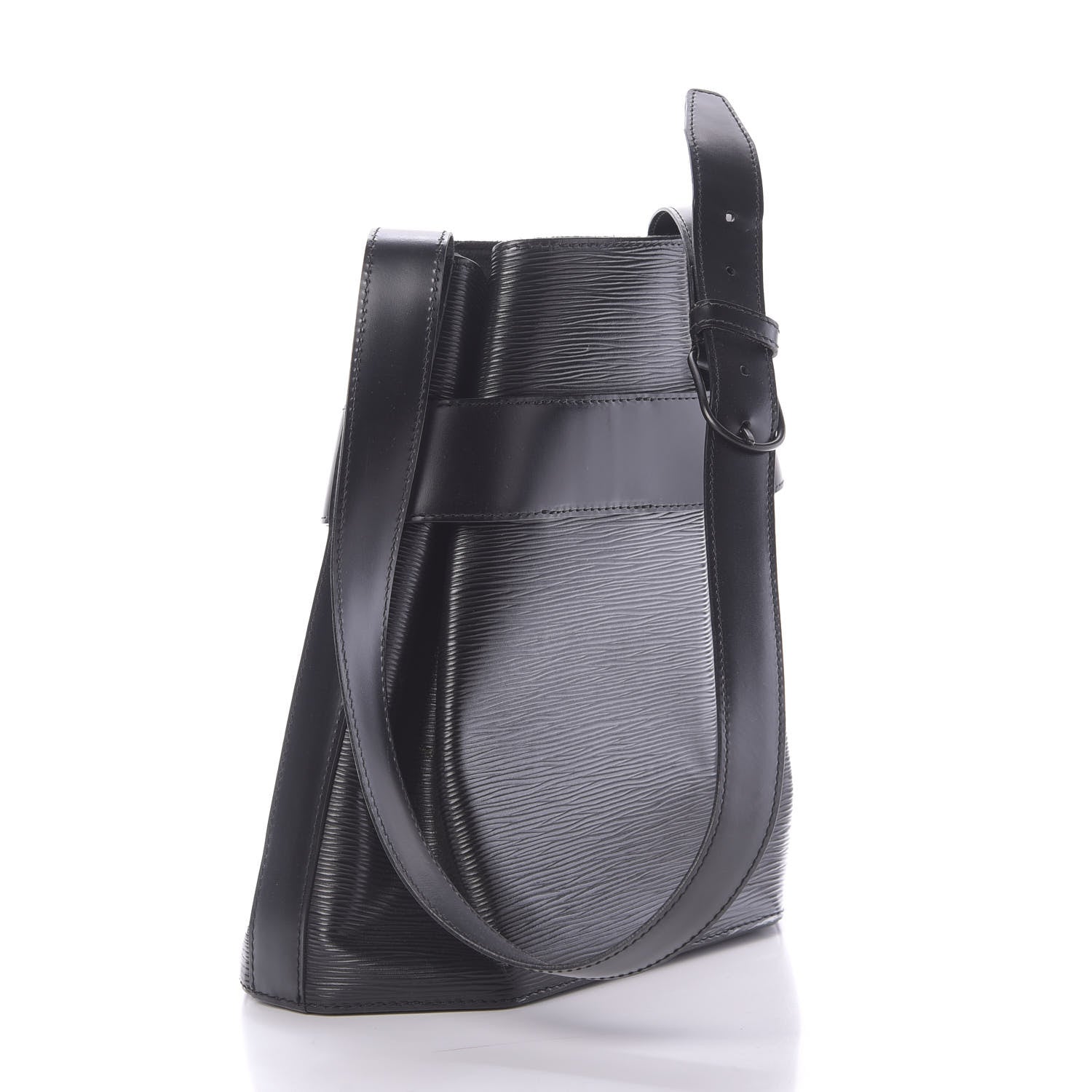 Louis Vuitton Epi Sac D'Epaule Black 3 of 9
