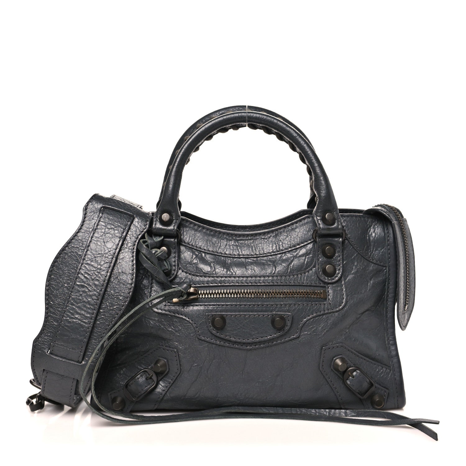 Balenciaga Agneau Classic Hardware Mini City Gris Fossile 1 of 11