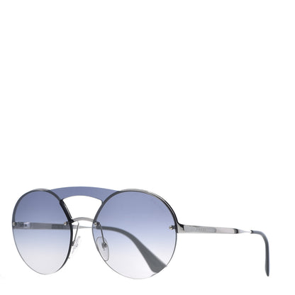 Prada Round Gradient Sunglasses SPR 65T Blue 1 of 8