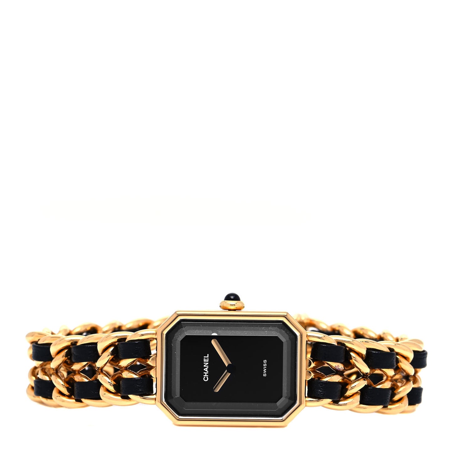 Stainless Steel Lambskin 20mm Chain Premiere Quartz Watch Gold L
