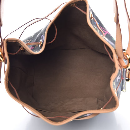 Louis Vuitton Monogram Multicolor Petit Noe Black 5 of 7