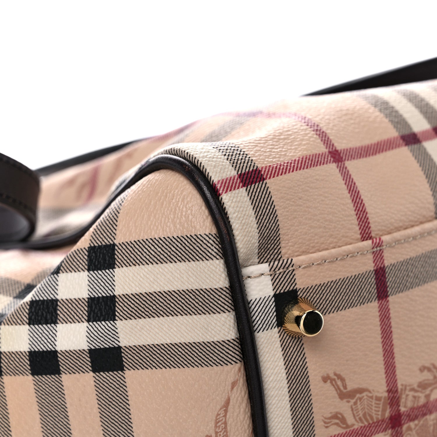 Burberry Haymarket Check Canterbury Tote Chocolate 9 of 15