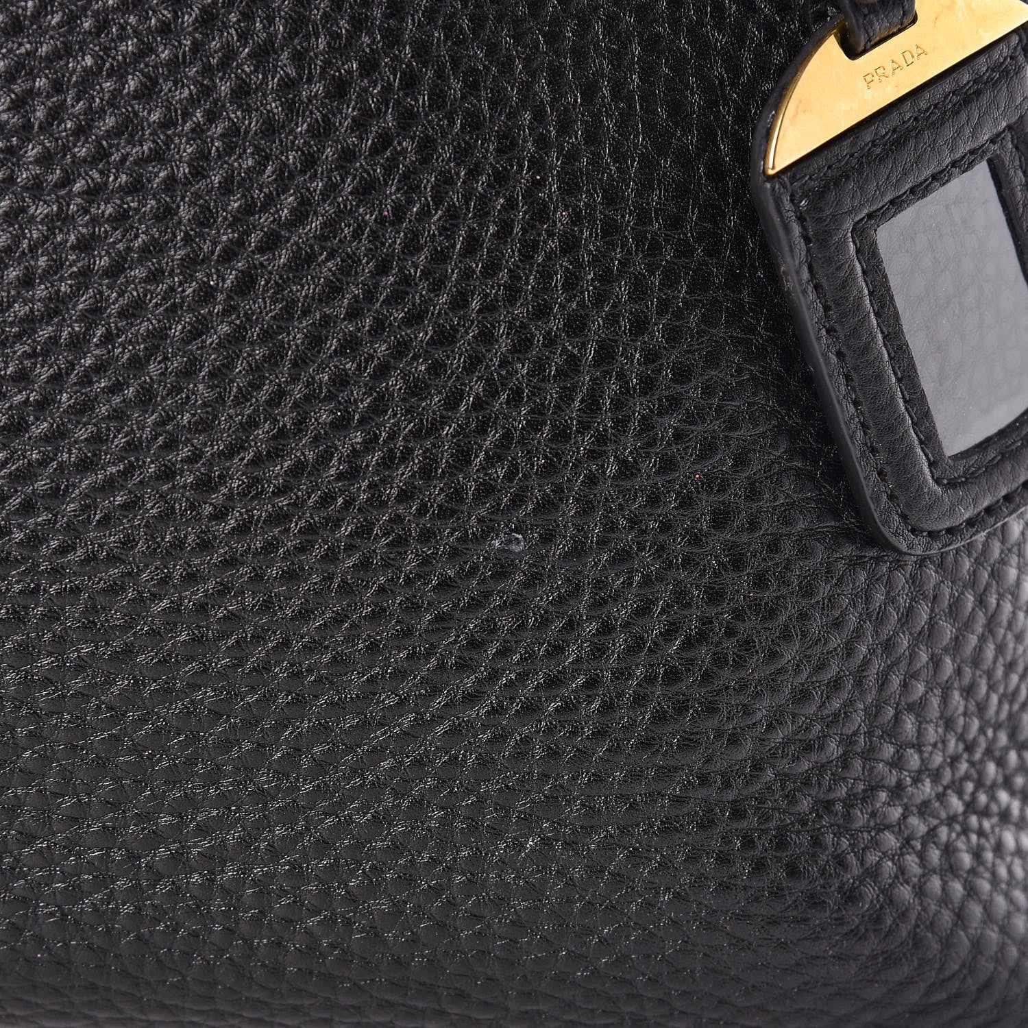 Prada Vitello Phenix Tote Black 9 of 12