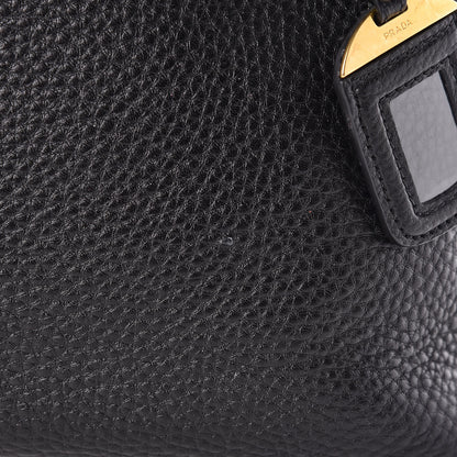Prada Vitello Phenix Tote Black 9 of 12