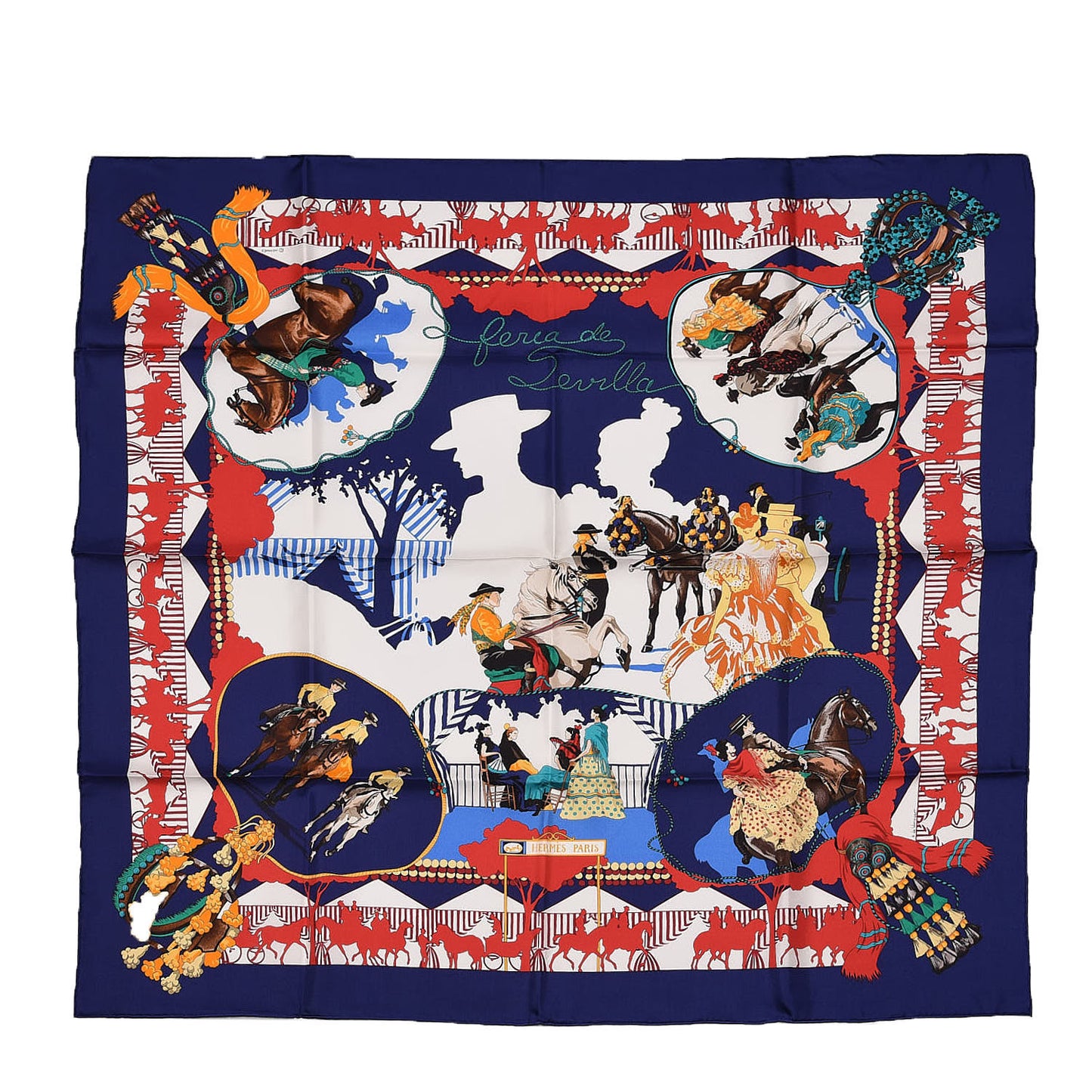 Silk Feria de Sevilla Scarf 90