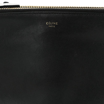 Celine Lambskin Small Trio Crossbody Bag Black 9 of 13