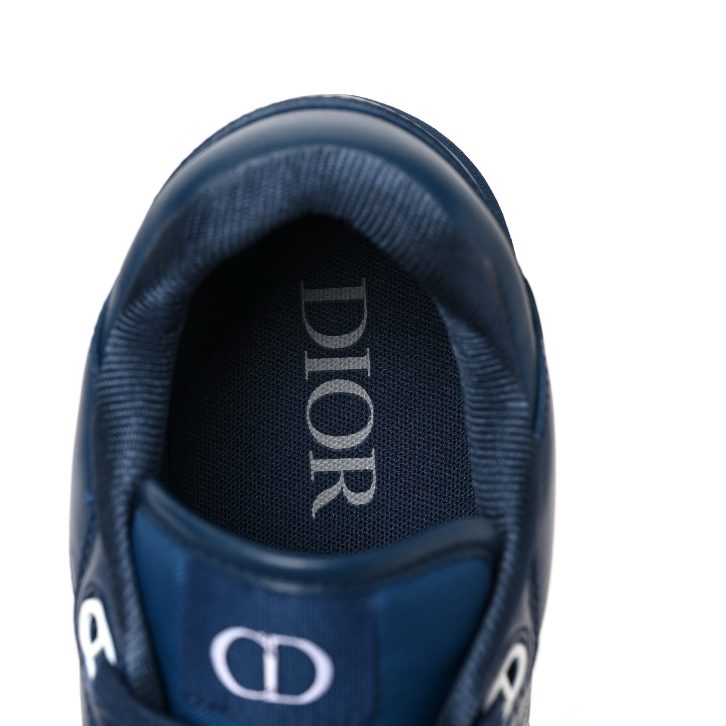 Smooth Calfskin Oblique Galaxy Mens B27 Low Top Sneakers 43 Blue Beige