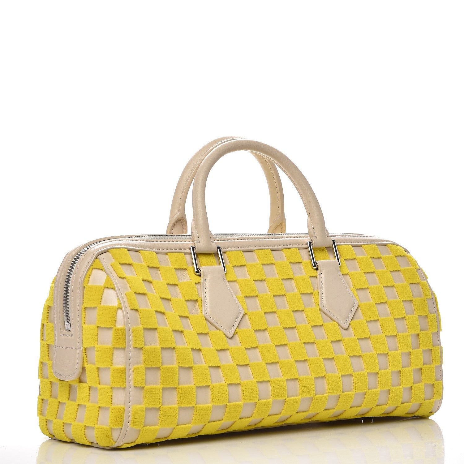 Louis Vuitton Damier Cubic Speedy East West Yellow 3 of 7