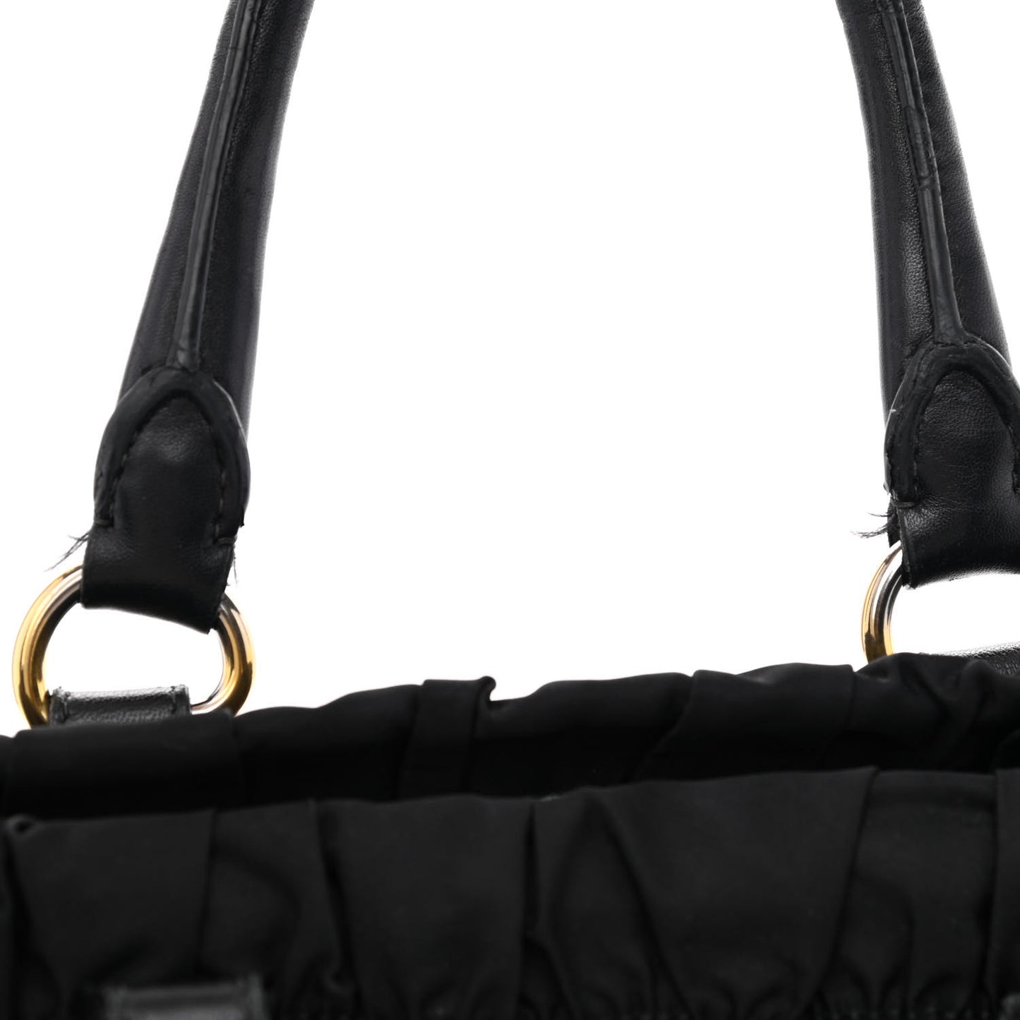 Tessuto Nylon Gaufre Tote Black