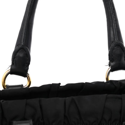 Prada Tessuto Nylon Gaufre Tote Black 12 of 13