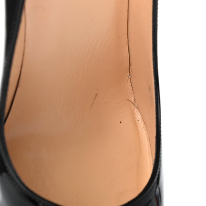 Christian Louboutin Patent Pigalle 100 Pumps 37.5 Black 8 of 10