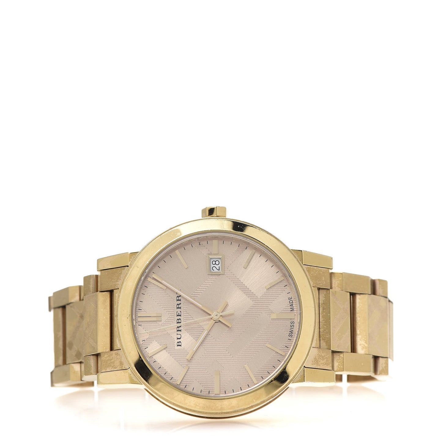 Stainless Steel 38mm The City Quartz Watch Champagne BU9038
