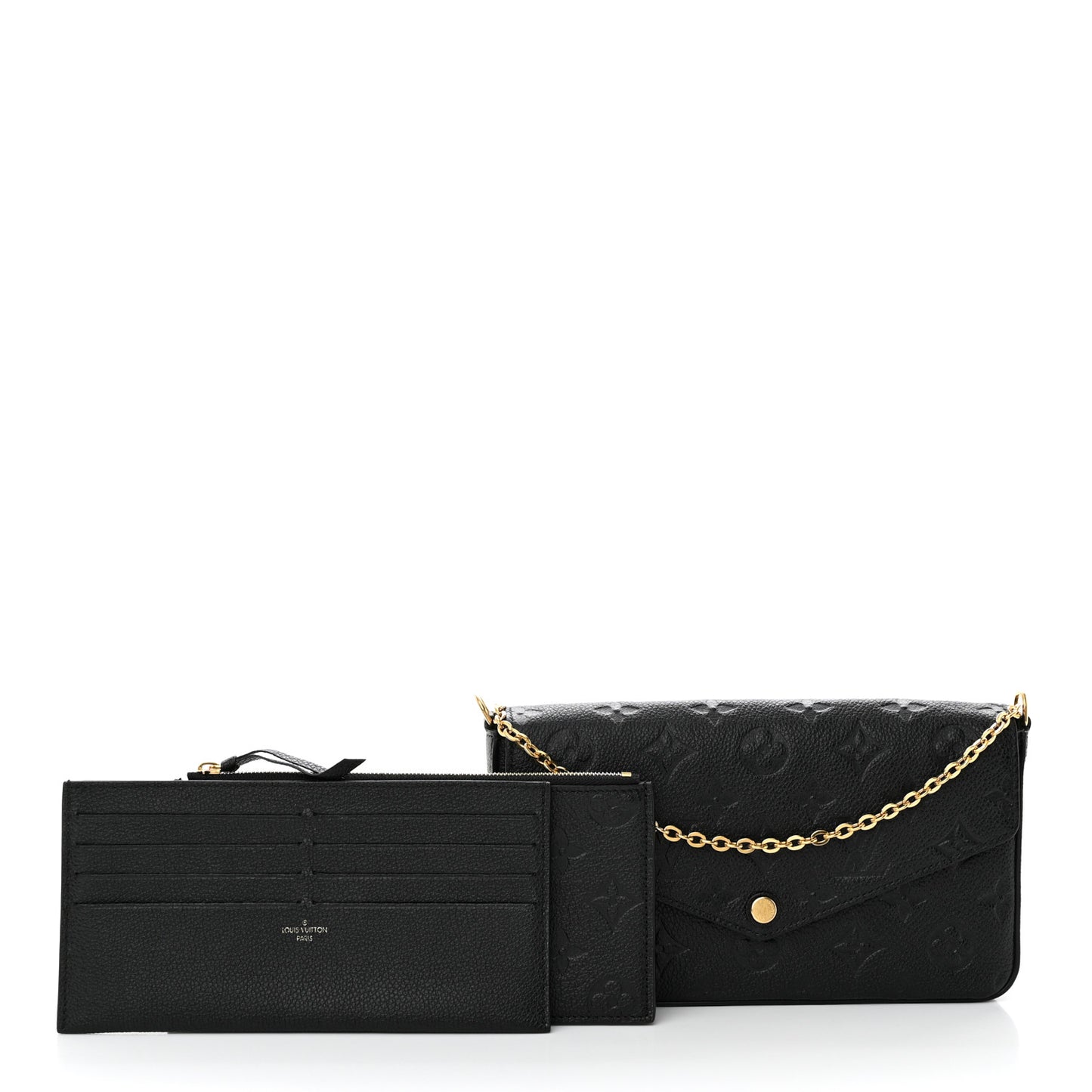 Empreinte Pochette Felicie Chain Wallet Black