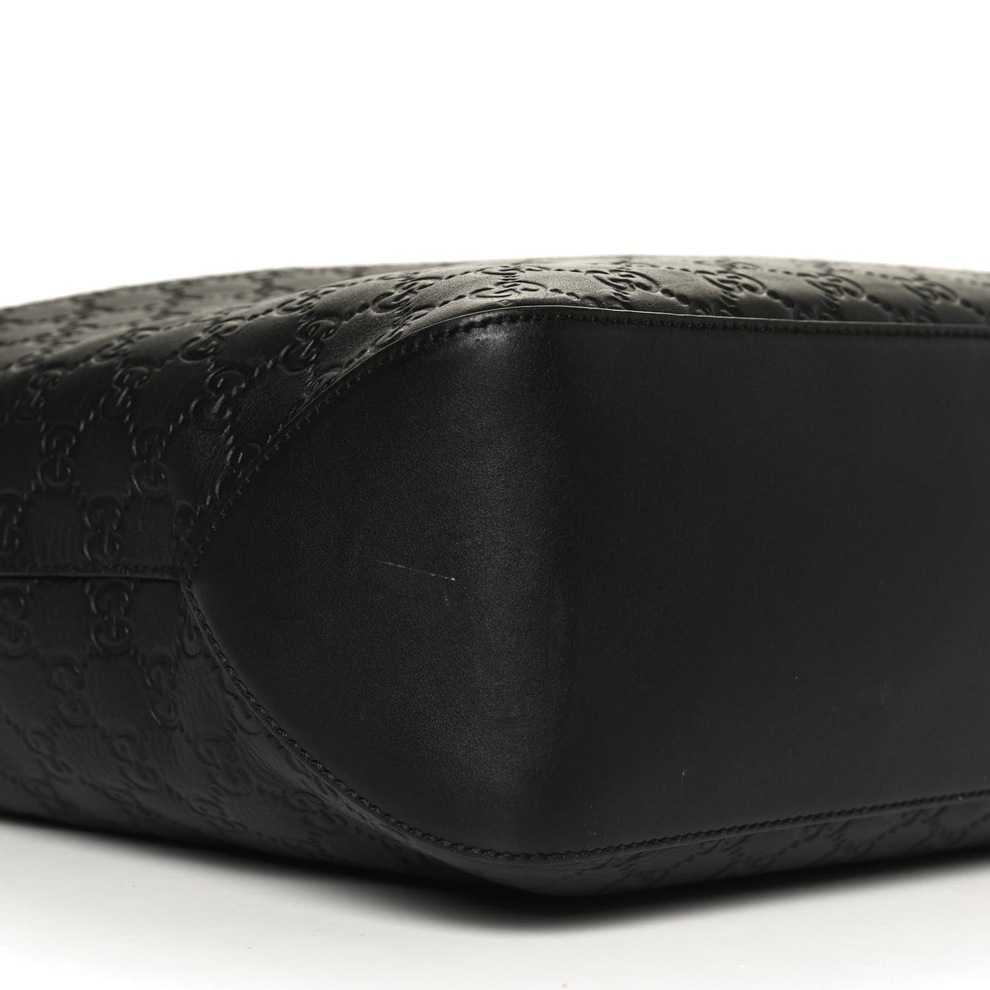 Guccissima Signature Large Linea A Hobo Black